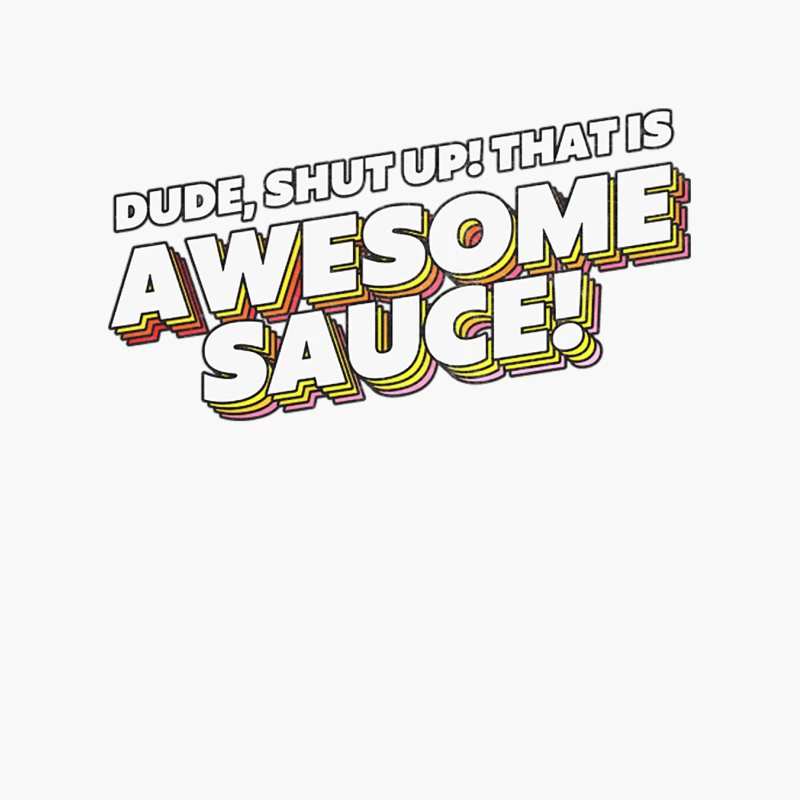 Awesome Sauce! Parks &amp_ Rec Quote Cotton Tote Bag