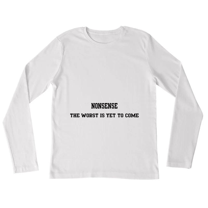 Motivierendes Zitat über Herausforderungen Damen Langarm T-Shirt
