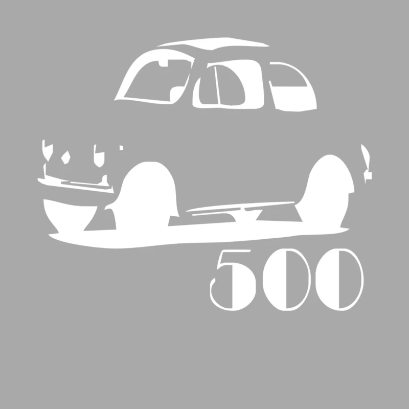500 fiat vintage auto cinquecent_o MITICHE Female Pullover Hoodie