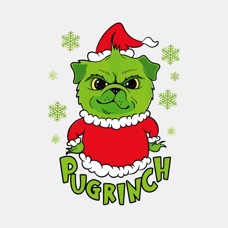 Pugrinch: Grumpy Holiday Cheer Male Tank Top