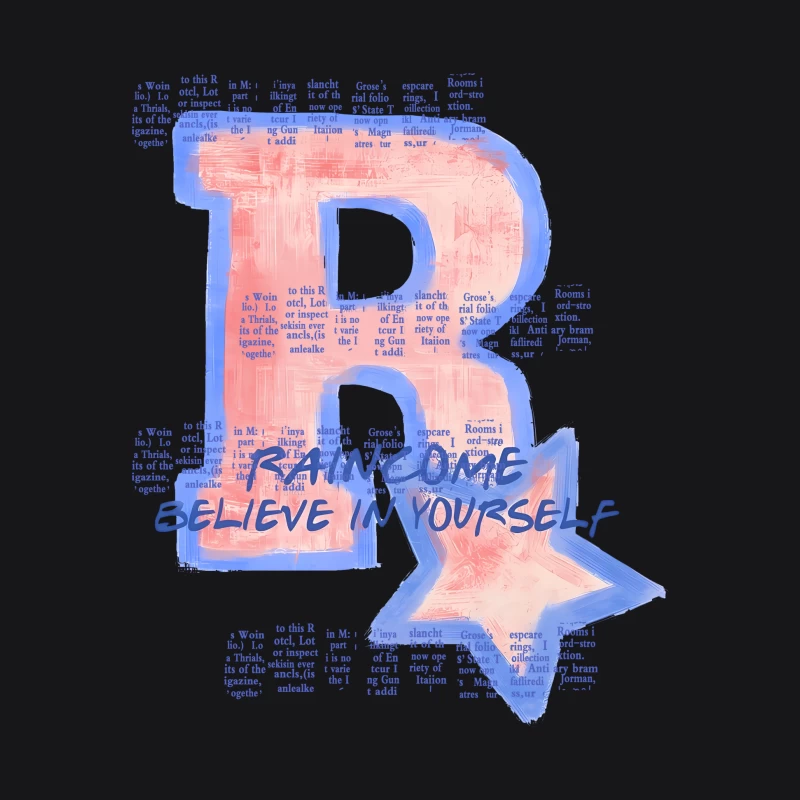 R-Stern-Motivation Herren Pullover Hoodie