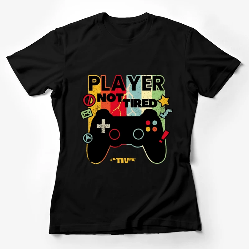 Gamer-Controller Design – Unermüdlicher Spieler Damen T-Shirt