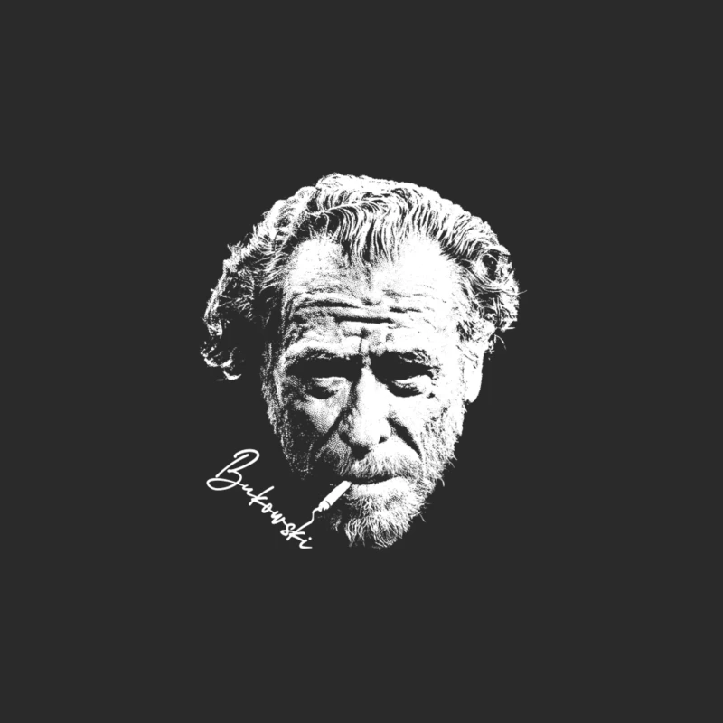 Charles Bukowski  Retro Design Baseball Cap