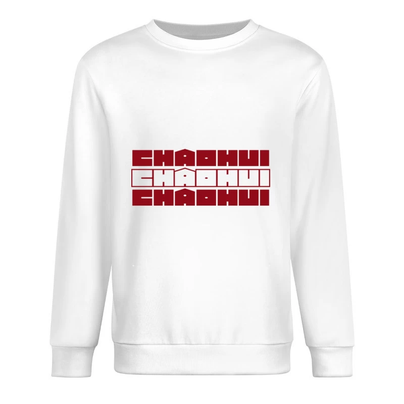 Modernes Chaohui Logo Design Herren Pullover Sweatshirt
