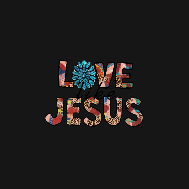 Bunter Liebesbrief an Jesus Damen Langarm T-Shirt