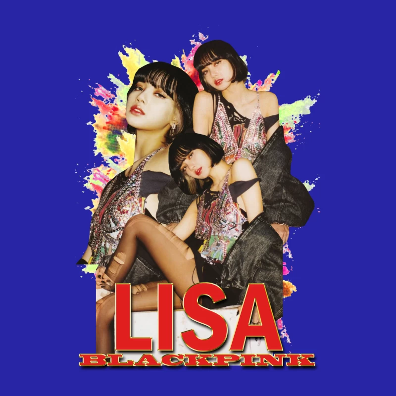 LISA from BLACKPINK: K-pop Fashion and Performance Male Tank Top
