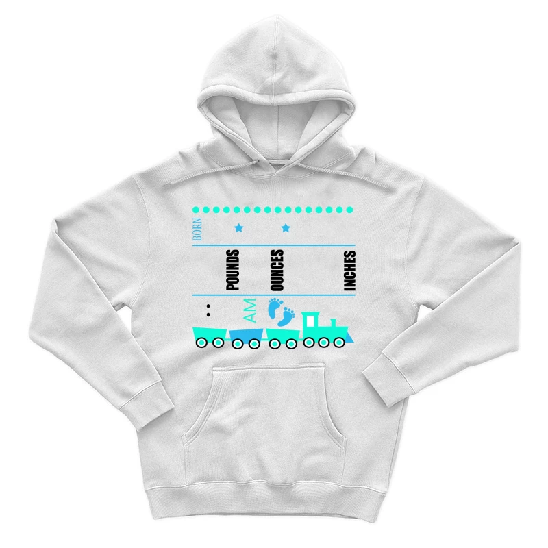 Annonce de naissance avec train Homme Sweat à capuche