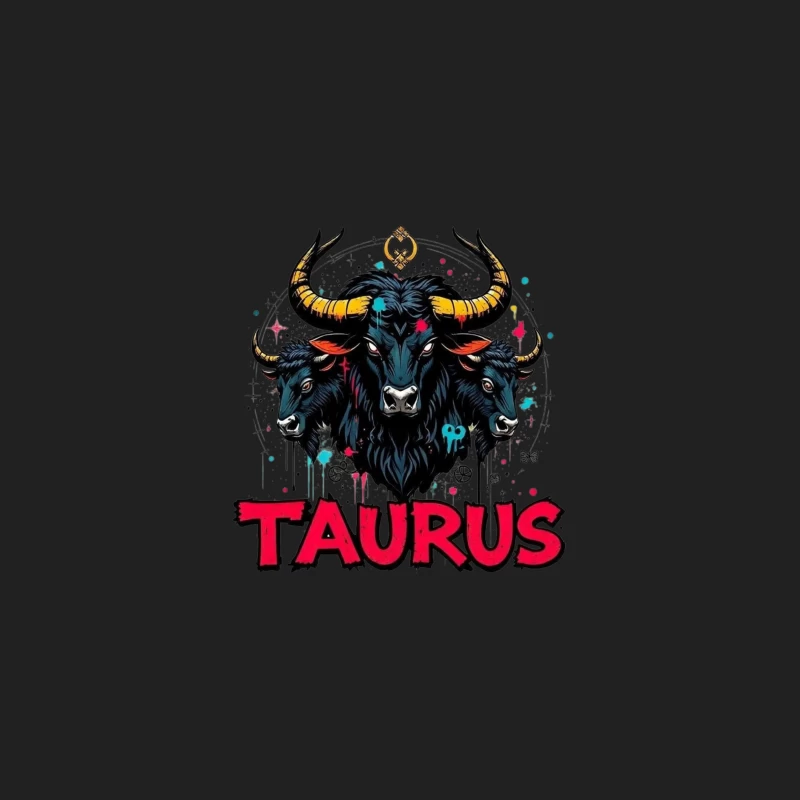 Astrological Art of Taurus Bucket Hat