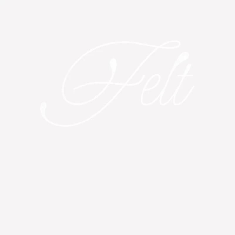 Felt  Aesthetic 80s Style Design Female T-Shirt
