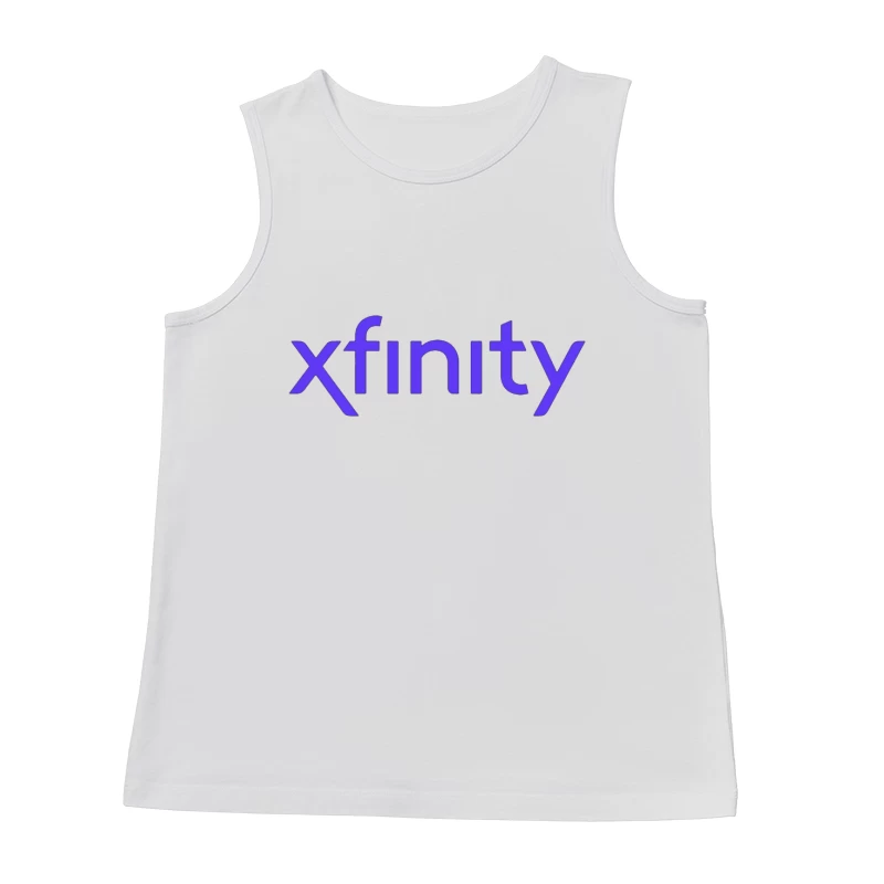 Purple Xfinity Corporate Logo Male Tank Top