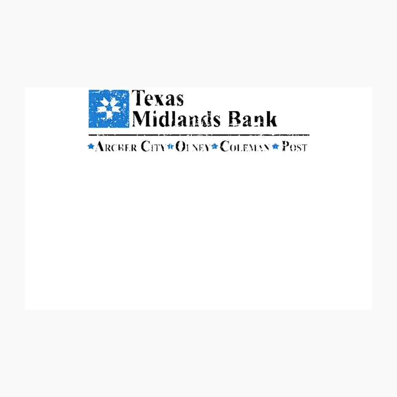 Texas Midlands Bank distressed Travel Mug
