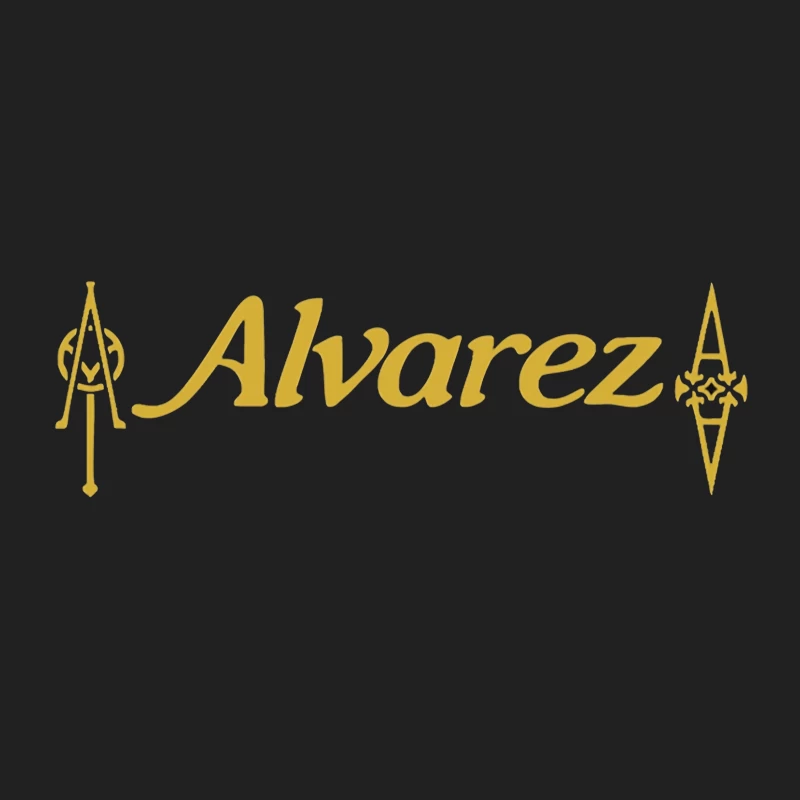 Alvarez Guitar Company Gold Logo Design Bucket Hat