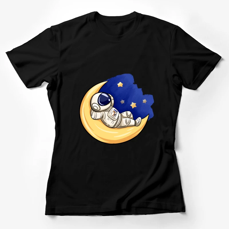 Astronaut ruht auf dem Mond Damen T-Shirt
