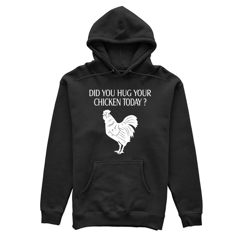 Humour et Affection pour les Poulets Femme Sweat à capuche