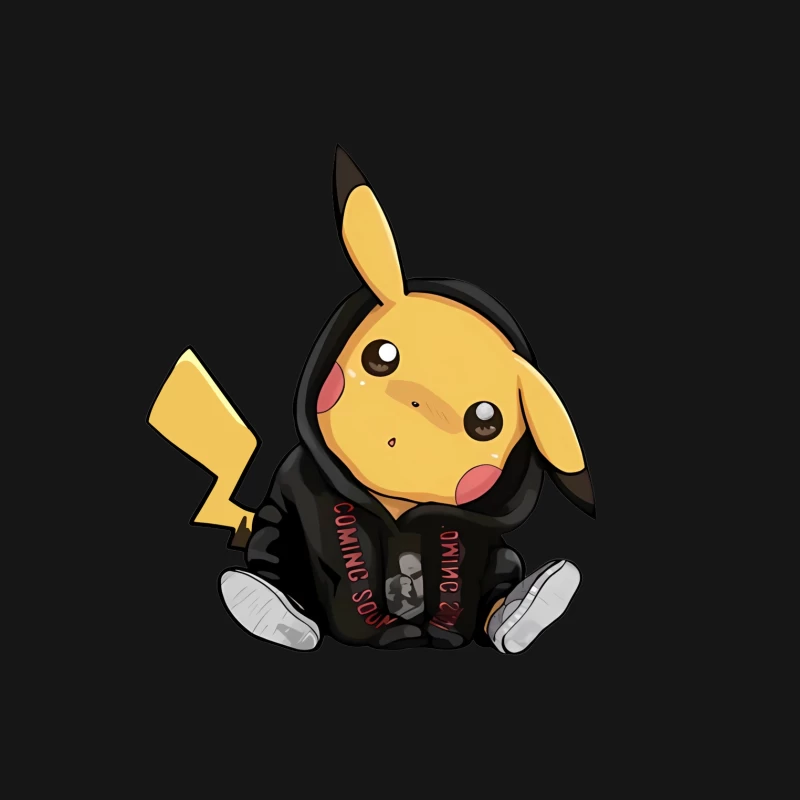 Pikachu trägt Kapuzenpulli Damen T-Shirt