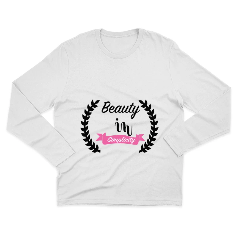 Simplicité Élégante Homme Manches Longues T-Shirt