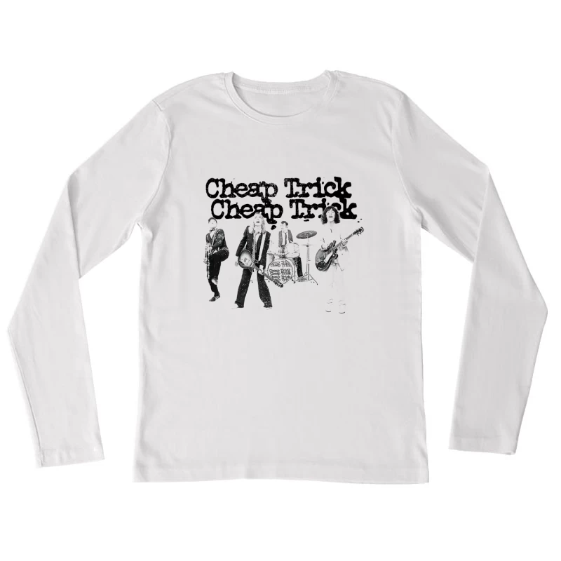 Cheap Trick Vintage Female Long Sleeve T-Shirt