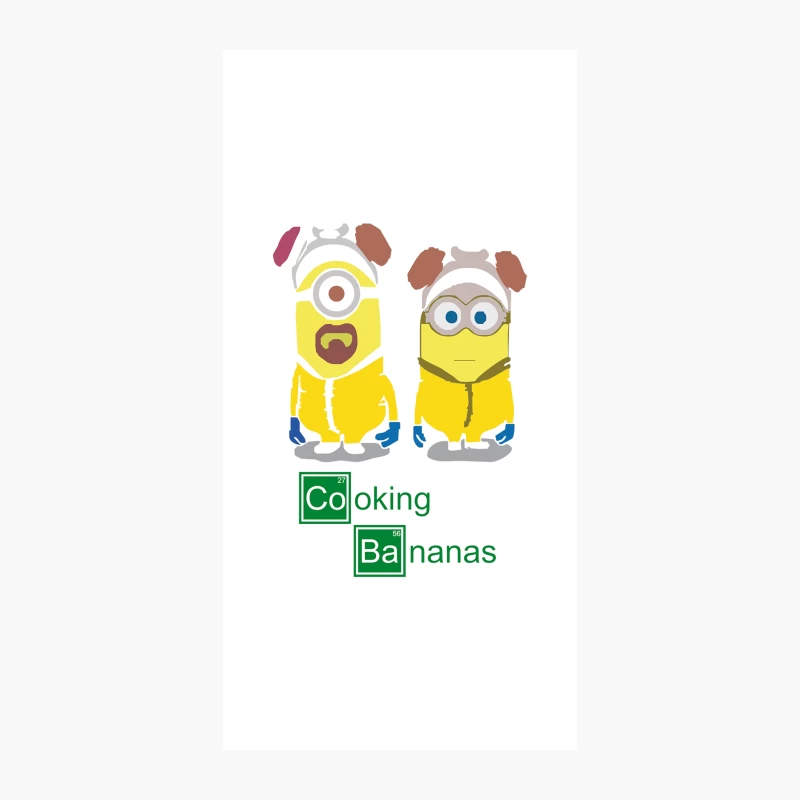 Minions Breaking Bad Parody: Cooking Bananas iPhone Case
