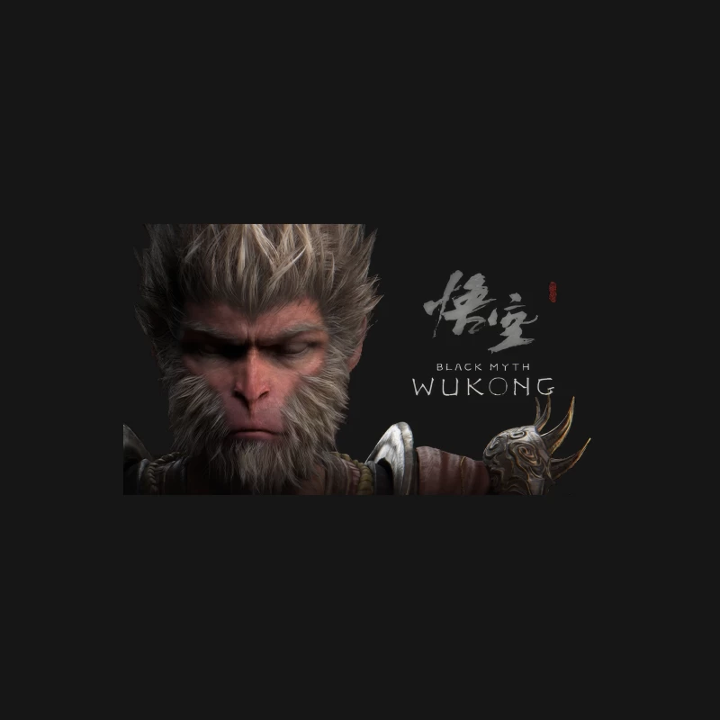 Black Myth: Wukong video game monkey king Chinese mythology fantasy digital ar Male T-Shirt
