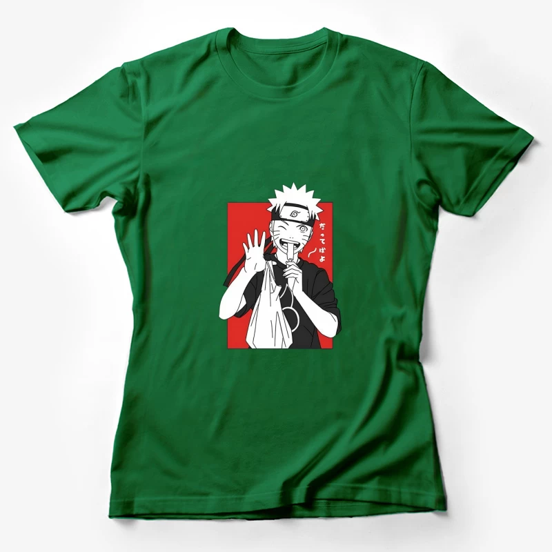 Anime-Charakter mit Einkaufstüte Damen T-Shirt