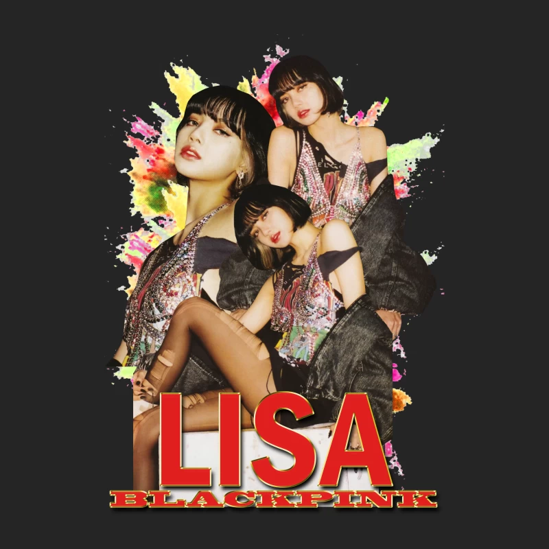 LISA from BLACKPINK: K-pop Fashion and Performance Male Pullover Sweatshirt