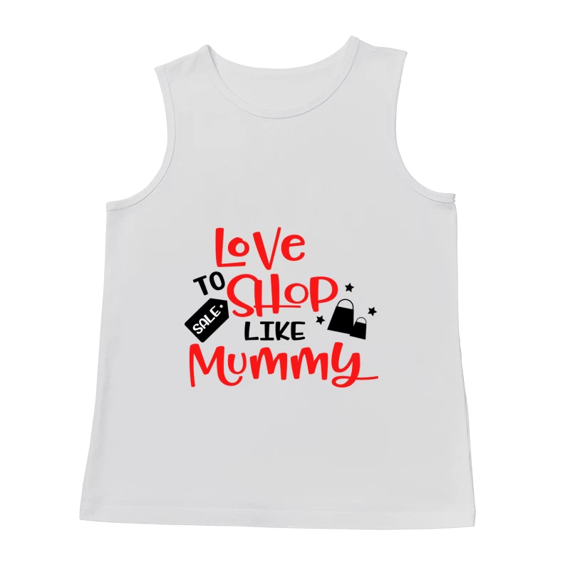 Aimer faire du shopping comme maman Homme Débardeur