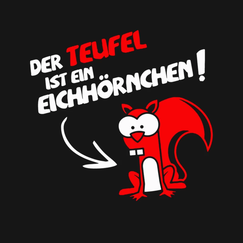 Der Teufel ist ein Eichhörnchen Mouse Pad
