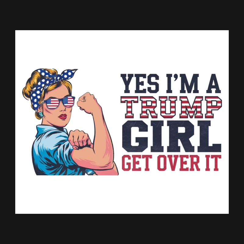 Trump Girl Merchandise Inspired by Rosie the Riveter Mouse Pad
