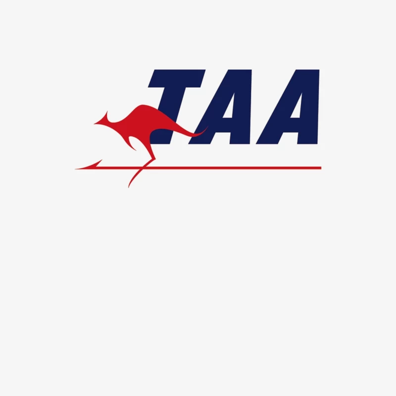 TAA (Trans Australia Airlines) Vintage Logo with Red Kangaroo Female Long Sleeve T-Shirt