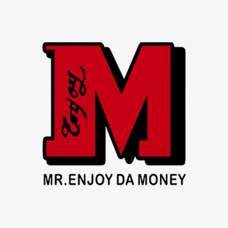 Mr. Enjoy Da Money Logo Damen Langarm T-Shirt