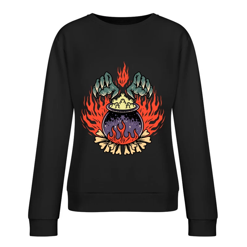 Cauldron of Flames Female Pullover Sweatshirt