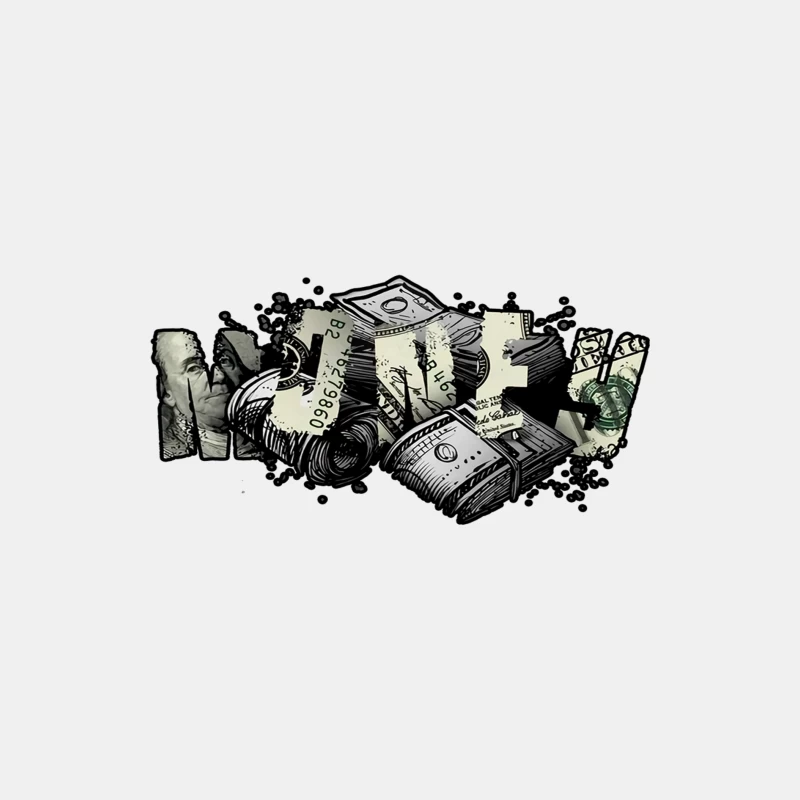 Money Illustration Male Tank Top