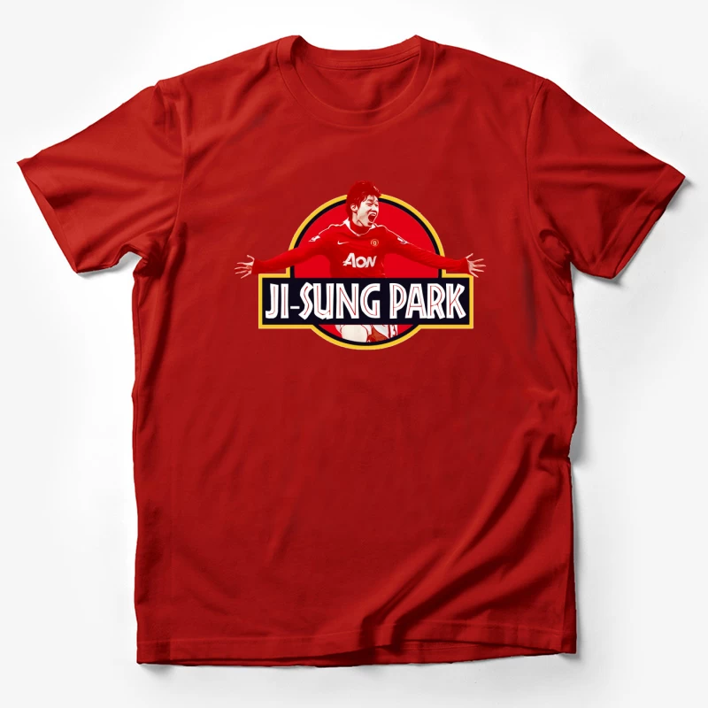 Retro Man United - PARK JI SUNG Male T-Shirt