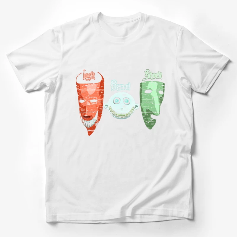 Lock Shock & Barrel weathered board distressed Male T-Shirt