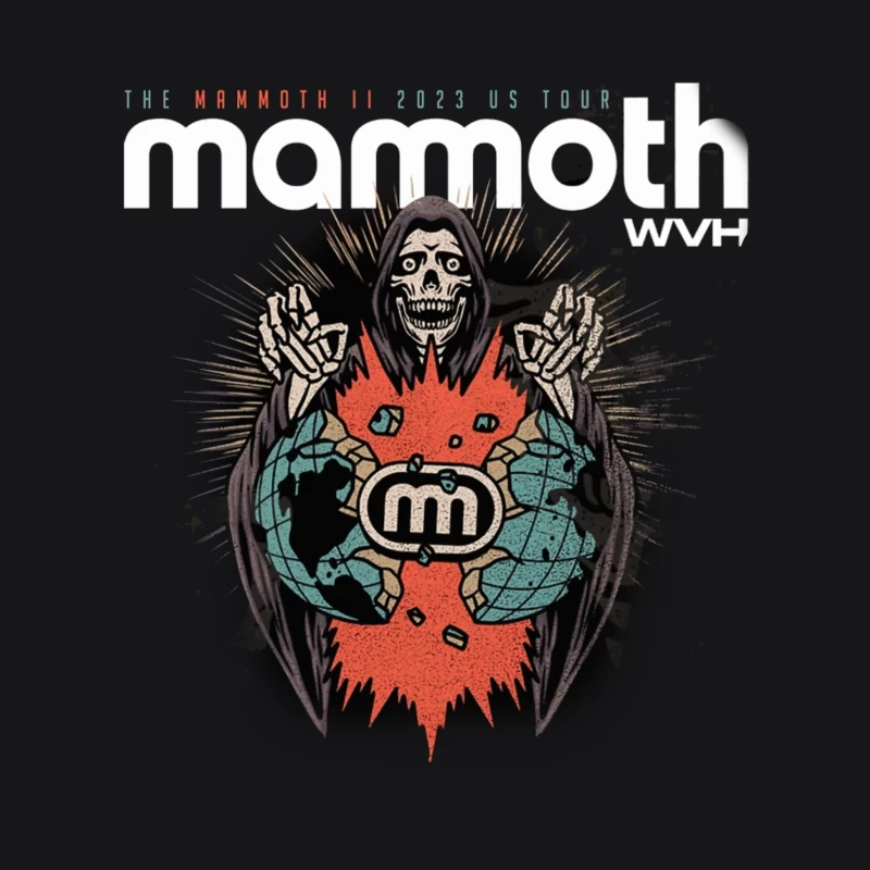 Mammoth Metal Festival 2023 Dark Gothic Poster Design Male Pullover Hoodie