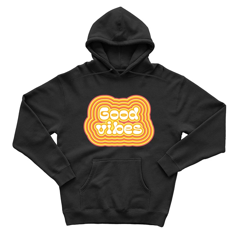 Retro Good Vibes Design Herren Pullover Hoodie