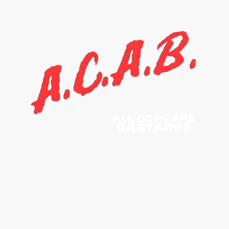 ACAB  Retro Parody Design Cotton Tote Bag
