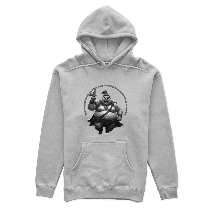 Warrior 3d toon Female Pullover Hoodie