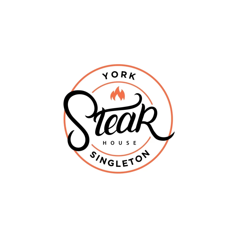 york steak house Throw Pillow