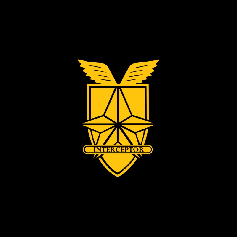 Interceptor Badge Tapestry