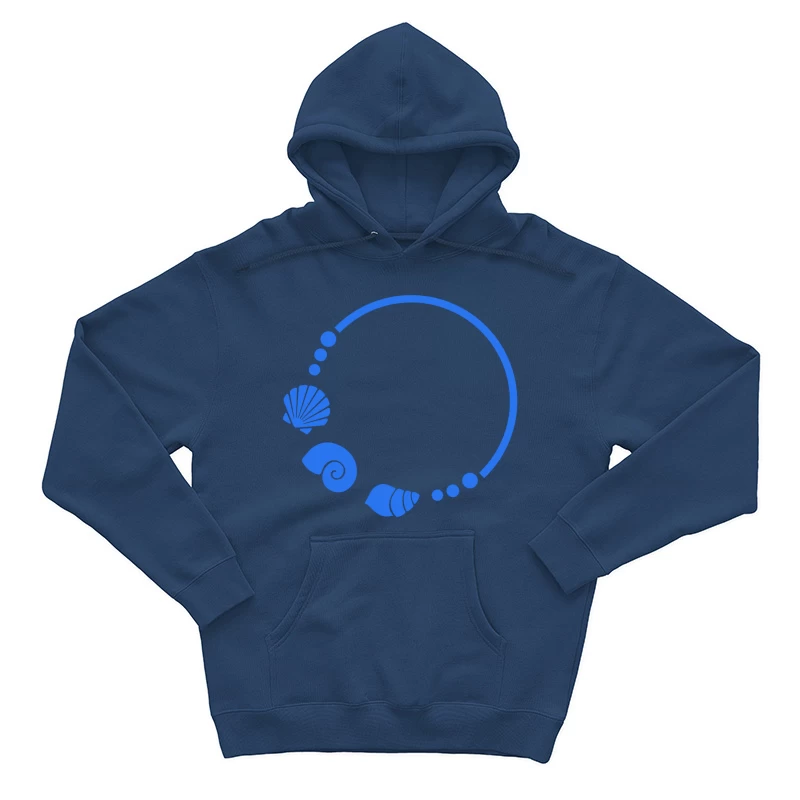 Ornement de coquillages marin circulaire Homme Sweat à capuche