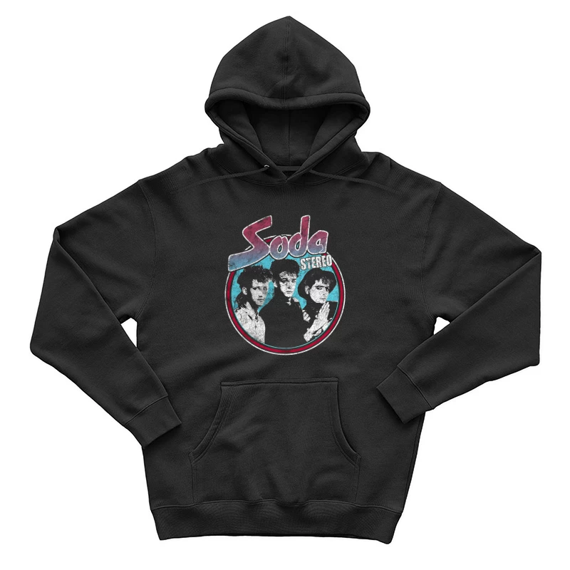 Soda Stereo Vintage Male Pullover Hoodie