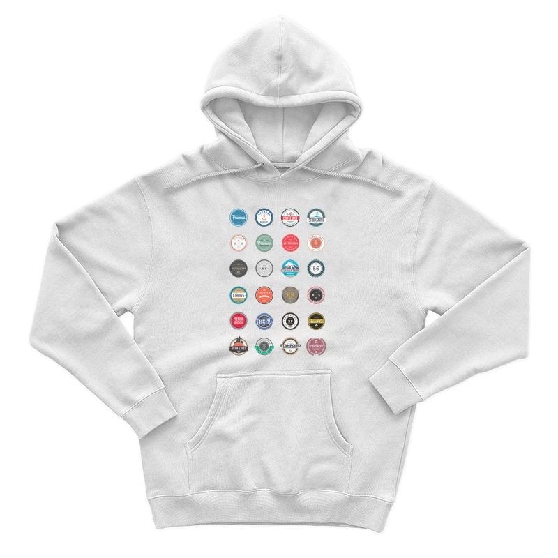 Vielseitige Vintage-Logo-Sammlung Herren Pullover Hoodie