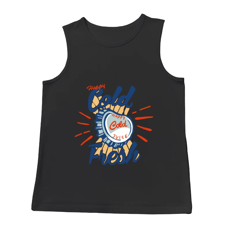 Frische kalte Saftkappe Grafik Herren Tanktops