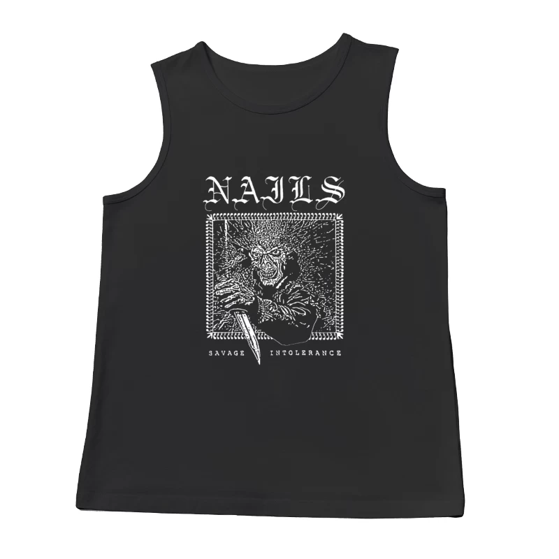 Nails Savage Intolerance Male Tank Top