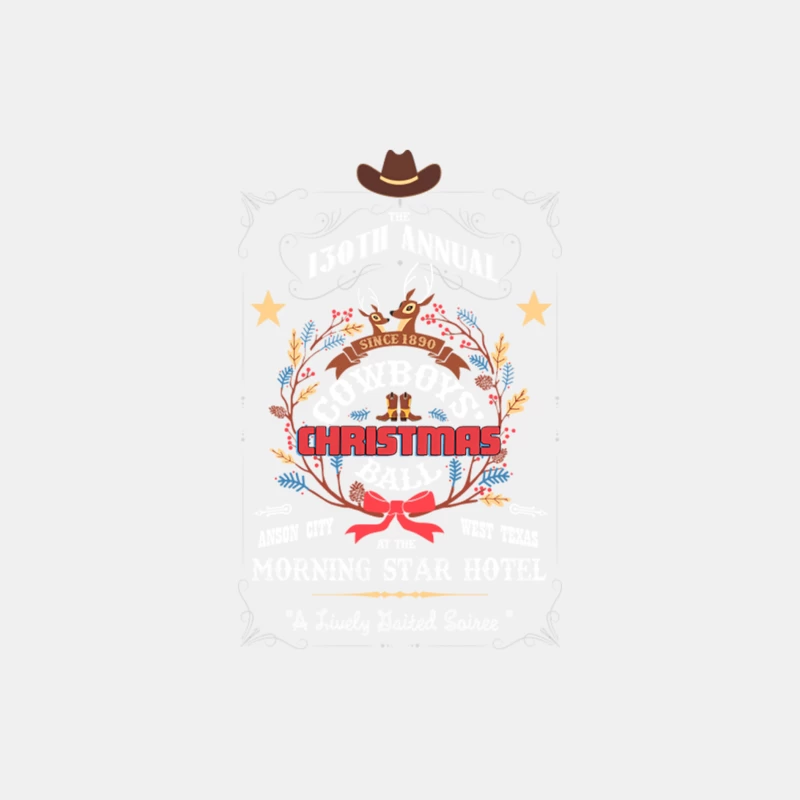 Cowboys Christmas Ball Male Tank Top