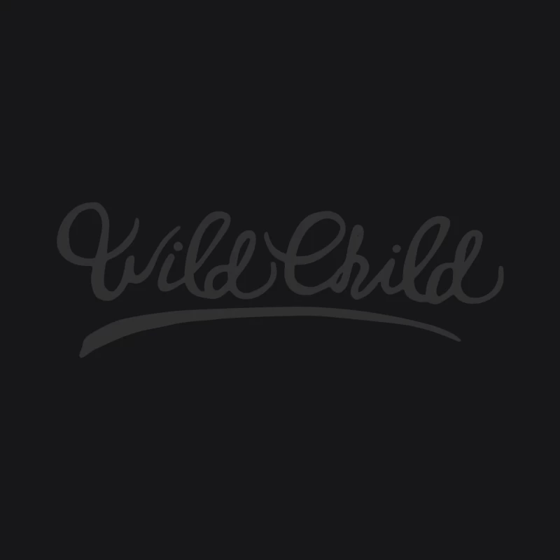Design du texte Wild Child Homme Sweat à capuche