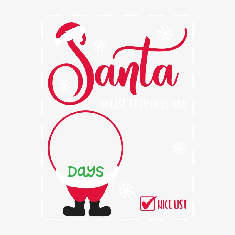 Compte à rebours de Noël avec liste des gentils Homme Sweat-shirt à enfiler