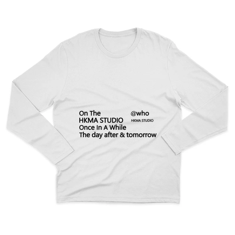 Einmal im HKMA Studio Herren Langarm T-Shirt