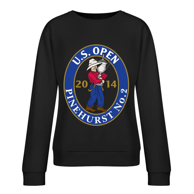 Tiger king, us open Female Pullover Sweatshirt